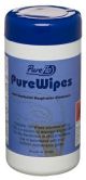 Gentex Helmet Pureflo Purewipes Wet Anti-Bacterial Wipes (Pack 100)