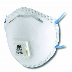 3M 8322 FFP2 Valved Dust/Mist Respirator