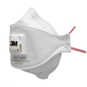 3M Aura 9332+ FFP3 Valved Respirator - 10 Box