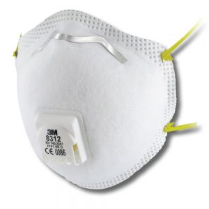 3M 8312 FFP1 Valved Dust/Mist Respirator 