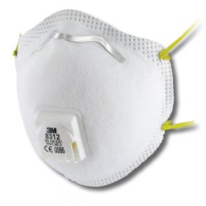 3M 8312 FFP1 Valved Dust/Mist Respirator 