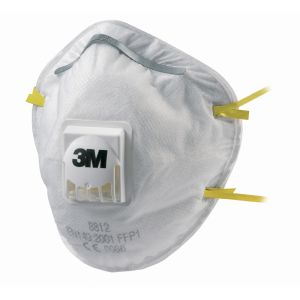 3M 8812 FFP1 Valved Dust/Mist Respirator