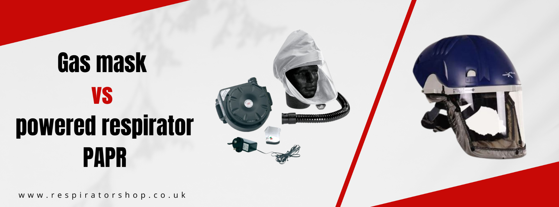 Gas mask vs powered respirator PAPR