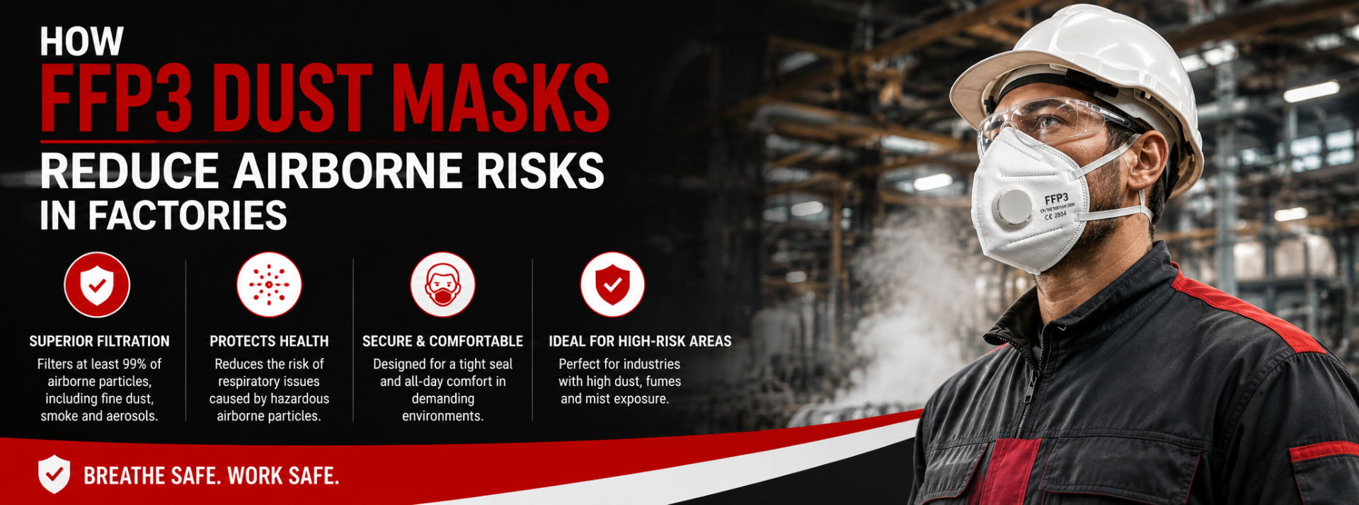 How FFP3 Dust Masks Reduce Airborne Risks in Factories