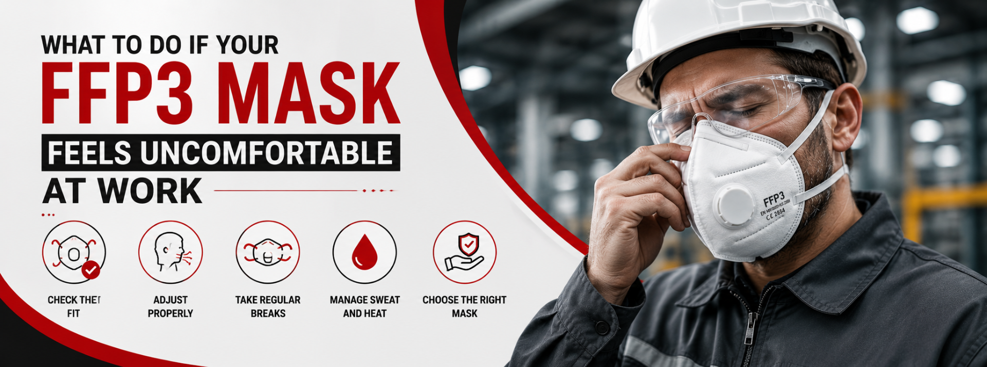 What to Do If Your FFP3 Mask Feels Uncomfortable at Work