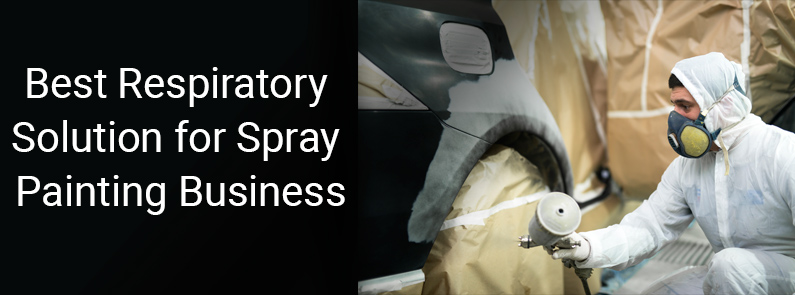 respiratory solution for spray painting