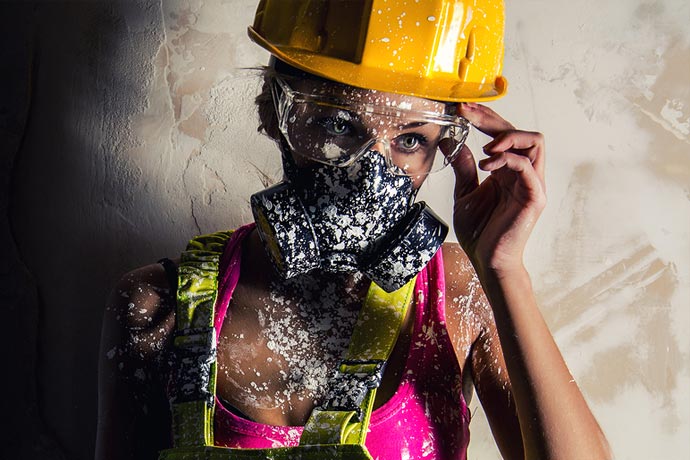 best respirator for concrete dust